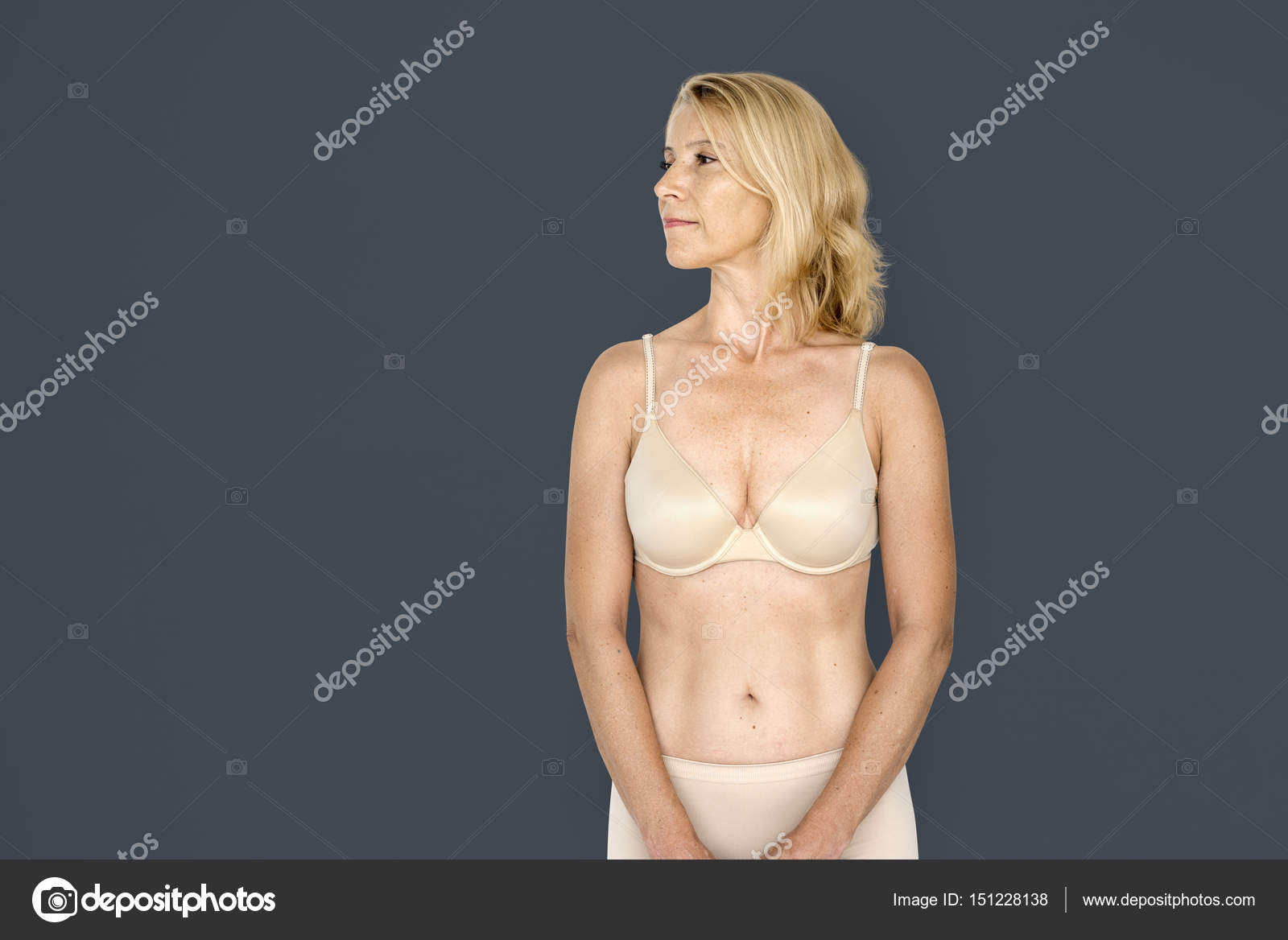 Mature woman in underwear Stock Photo by ©Rawpixel 151228138
