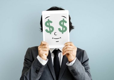 adam kapsayan yüz dijital Tablet ile