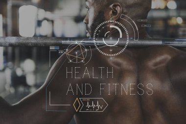 Barbell ile eğitim sporcu