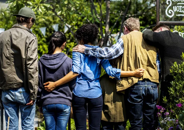 People support unity  together — Stock Photo, Image