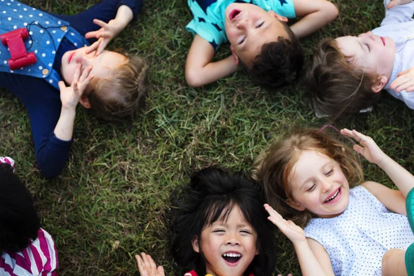 Little adorable kids smiling — Stock Photo, Image