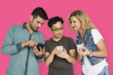 Akıllı telefonlar kullanarak Yetişkin