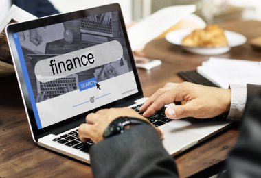 klavyede yazarak işadamı