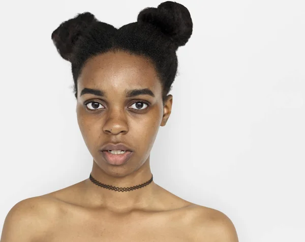 Tizenéves lány modern frizura — Stock Fotó