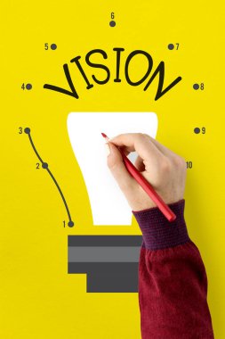 kişi kalem ile metin yazma