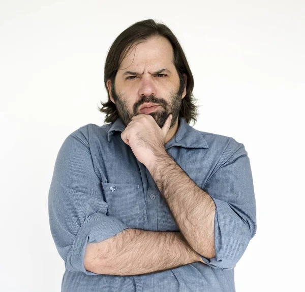 Caucasian man with beard — Stock Photo, Image