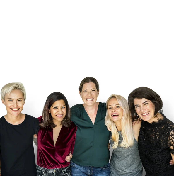 Gruppo di donne sorridenti — Foto Stock