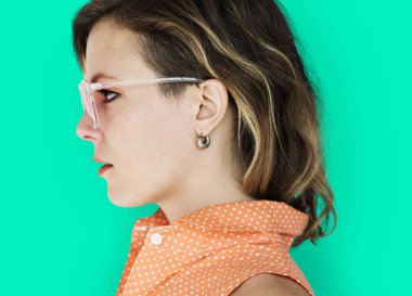 Stüdyoda kadın portresi