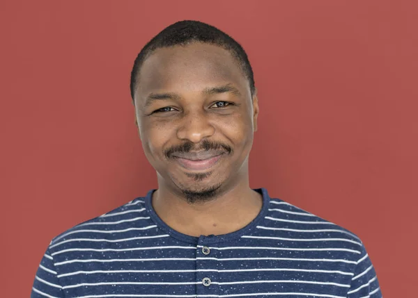 Young African man smiling — Stock Photo, Image