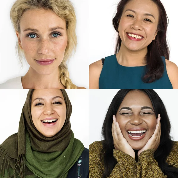 Women Face Expression — Stok Foto
