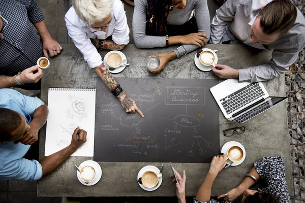 Equipe Brainstorming Juntos — Fotografia de Stock