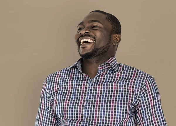 웃는 흑인 민족 젊은이 — 스톡 사진