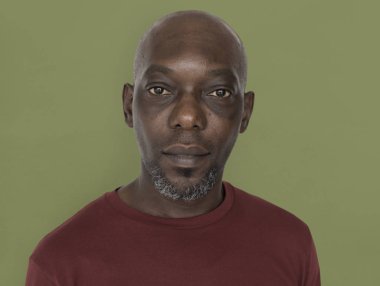 Yetişkin Afrika adam yüz