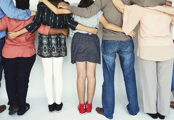 Grupo de pessoas diversas — Fotografia de Stock