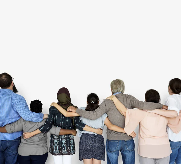Grupo de pessoas diversas — Fotografia de Stock