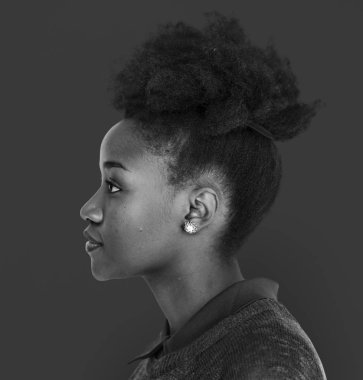 Afrikalı kadın portre stüdyo