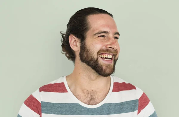 Caucasiano bonito homem sorrindo — Fotografia de Stock