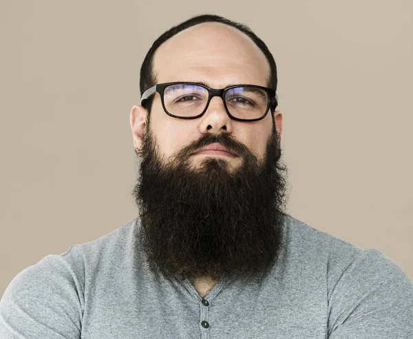 Uomo adulto con barba — Foto Stock