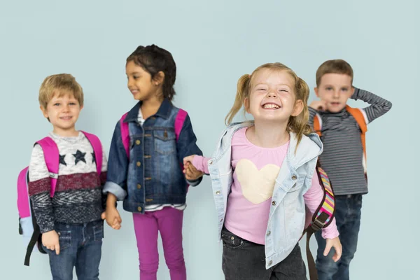 Schattig multi-etnische kinderen — Stockfoto