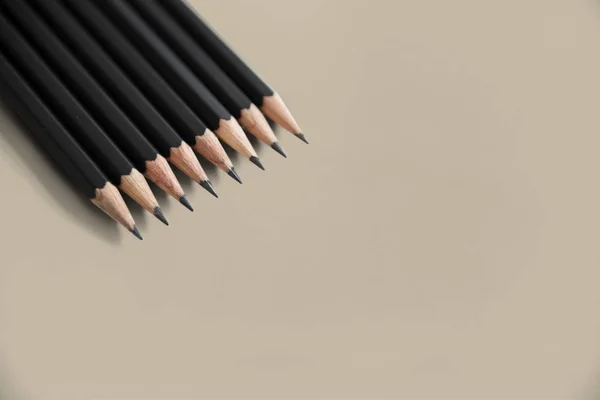 Малювання чорні олівці — стокове фото
