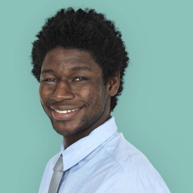 Afrika işadamı gülümseyen