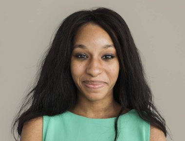 Afrikalı kadın yüzü