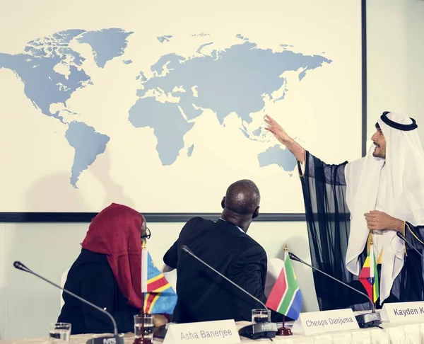 International people on conference — Stock Photo, Image