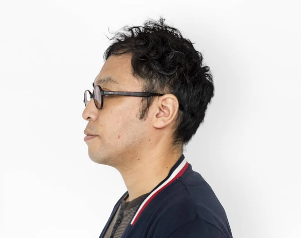 Szép ázsiai férfi szemüvegek — Stock Fotó