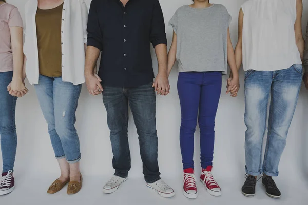 Pessoas Diversas Juntas — Fotografia de Stock