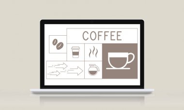 Web tasarım şablonu dizüstü