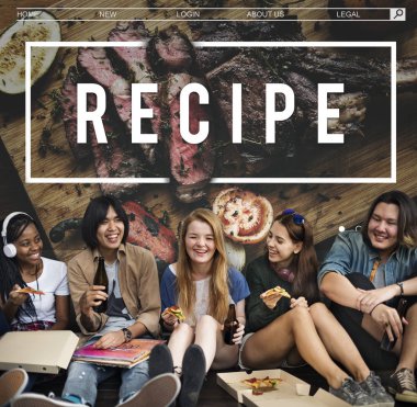 Grup çok ırklı insan söz