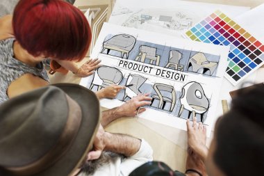 Yaratıcı insanlar yeni proje çalışma