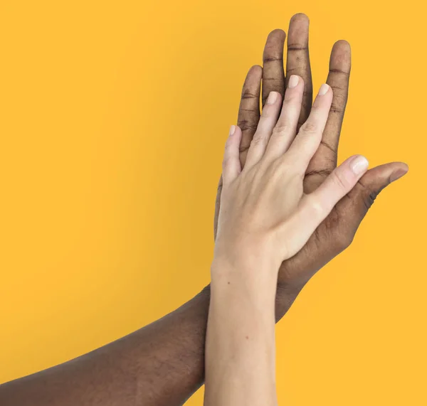 human hands together