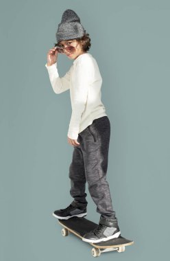 Çok güzel çocuk kaykay