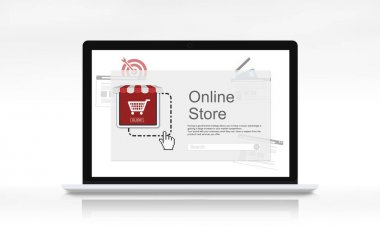 Web tasarım şablonu dizüstü