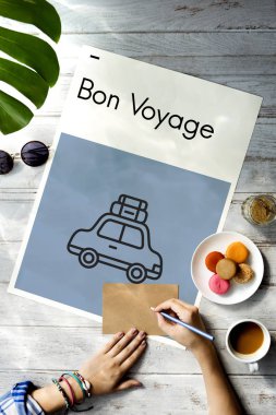 kadının elinde kart yazma 