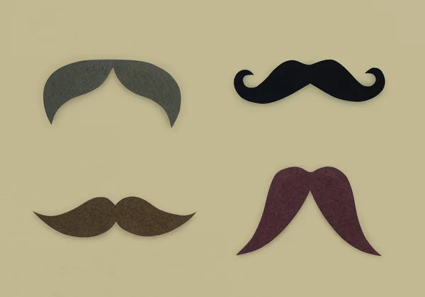 Fałszywe hipster wąsy — Zdjęcie stockowe