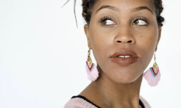 Mujer africana en el estudio — Foto de Stock