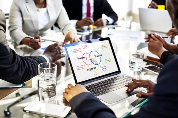 Business people having meeting — Stock Photo, Image