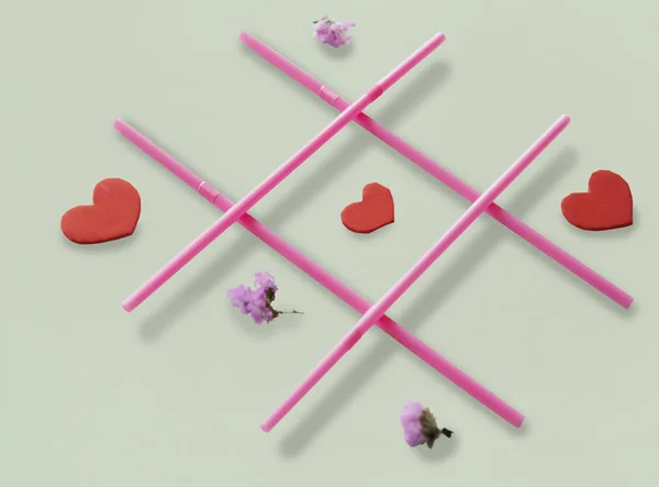 Tic Tac Toe Love Jeu — Photo