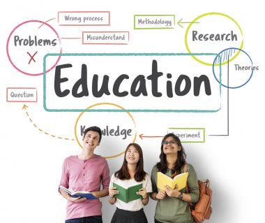  kitap tutan öğrenciler 