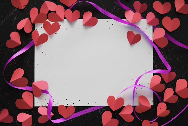 Papel de cartões de saudação de amor — Fotografia de Stock