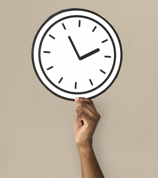 Hand Holding Clock — Stock Photo, Image