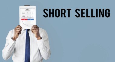 Dijital tablet ile yüz kapsayan iş adamı