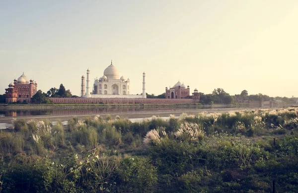 Taj Mahal Famoso Lugar India Fotoset Original —  Fotos de Stock