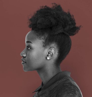 Afrikalı kadın portre stüdyo