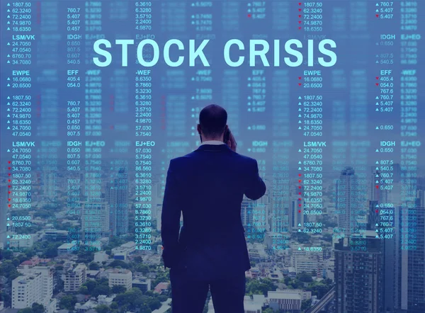 Forex Stock risco de crise — Fotografia de Stock