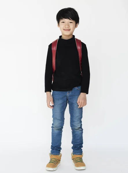 Asijské školy boy — Stock fotografie