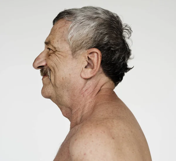 Hombre caucásico con bigote — Foto de Stock