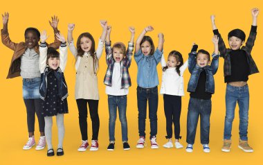 mutlu grup çeşitlilik çocuk Studio